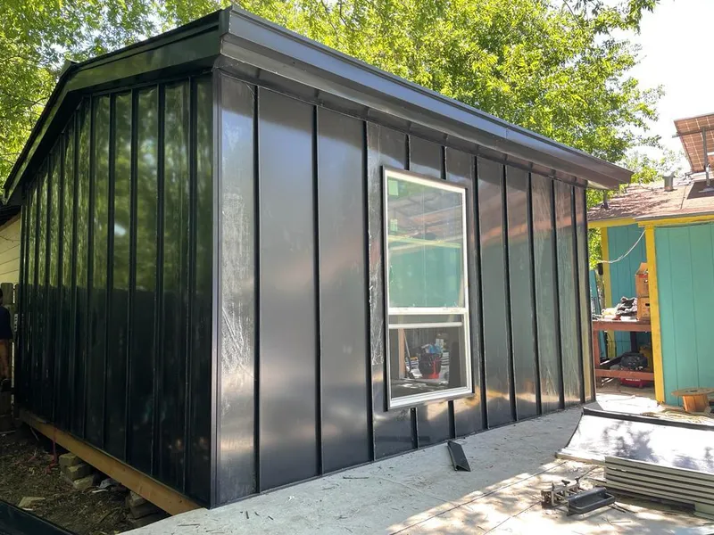 Black standing seam metal wall panels for Roof Inspection in Beacon Falls